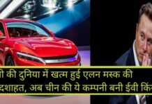 ईवी की दुनिया में खत्म हुई एलन मस्क की बादशाहत, अब चीन की ये कम्पनी बनी ईवी किंग